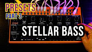 Behringer Crave Stellar Bass Patch Sequence Demo
