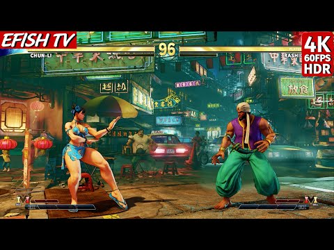 Chun-Li vs Aladdin Rashid (Hardest AI) - Street Fighter V