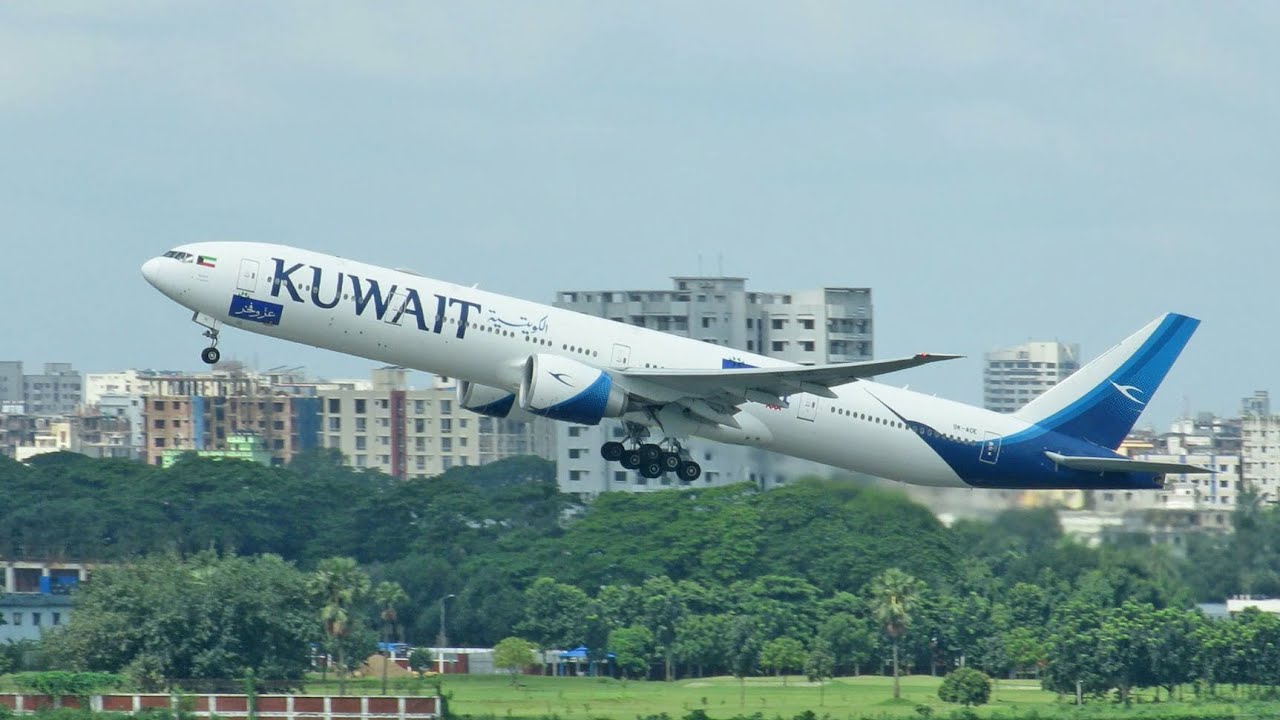 Morning Beauty from Dhaka | Kuwait Airways Flight 286: Dhaka - Kuwait | Boeing 777-300ER | RBA