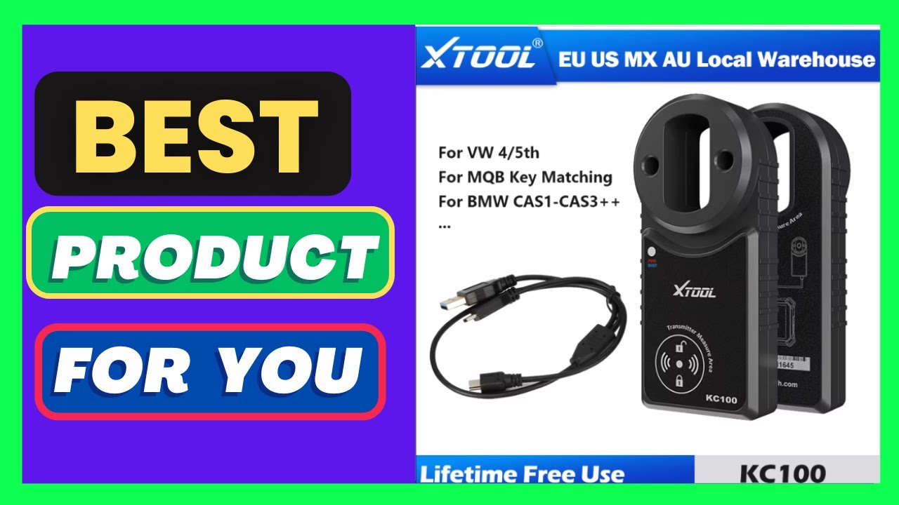 XTOOL KC100 Key Programmer Work With X100 PADS X100PAD3