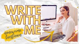 Write With Me LIVESTREAM ✨✏️ #NaNoWriMo2023 Session 4