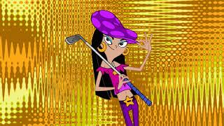 Disco Miniature Golfing Queen- Phineas and Ferb