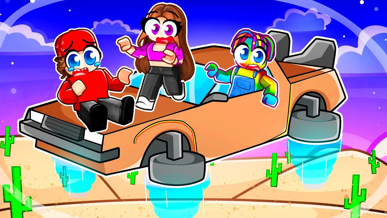 J'ai dépensé 725 235 € pour la VOITURE VOLANTE DU FUTUR sur Roblox lors d'un VOYAGE POUSSIÉREUX !