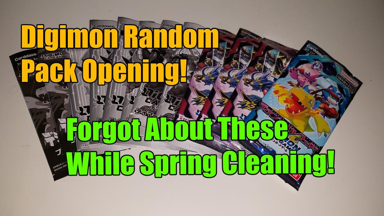 Random Digimon Forgotten Packs! Japanese Digimon Random Pack Opening! - YouTube