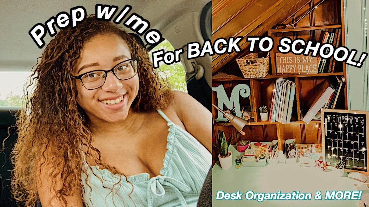 ONLINE COLLEGE Prep with me for Back to School 2020 VLOG: organizing my desk, shopping, & other prep