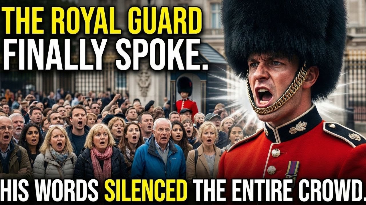 The Royal Guard Finally Spoke  His Words Silenced the Entire Crowd