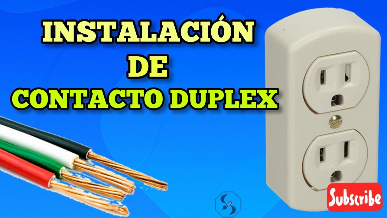 Como Conectar Un Contacto DÚplexinstalaciones ElÉctricas Youtube