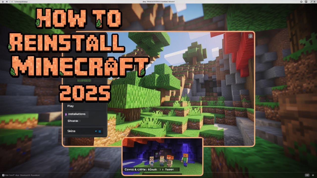 How To Reinstall Minecraft Fast and Easy! 2025 - YouTube
