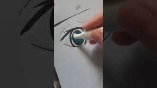 Drawing an eye everyday for a year pt.164 (Nico Robin Edition) #art #tutorial #drawing #onepiece