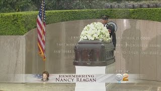 Former First Lady Nancy Reagan Laid To Rest