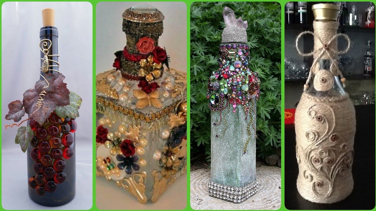 How to reuse glass bottle into a new piece/reuse of vine bottles/glass