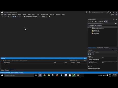 1-open new project in visual studio