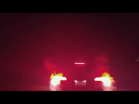 2022 BMW X5 M50I straight piped, catless downpipe intake, no tune.