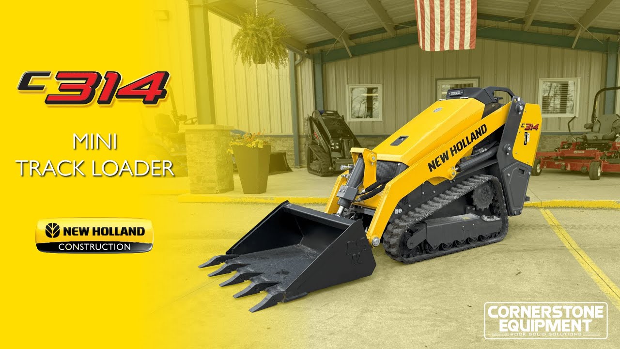 Мини-гусеничный погрузчик New Holland C314