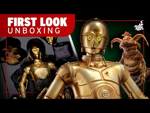 Hot Toys C-3PO Star Wars Return of the Jedi Figure Unboxing | First Look