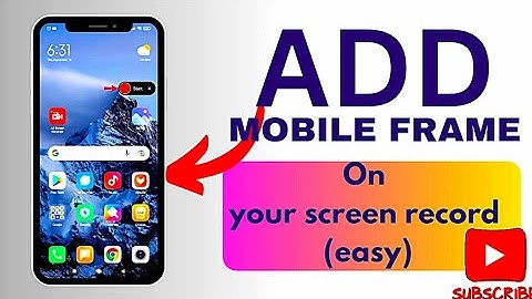 How to Add Mobile Frame to Screen Recording | Make Your Videos Look More Professional