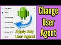 How to Change User Agent in Android