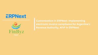 Implementing electronic invoicing compliance for Argentina's Revenue Authority, AFIP in ERPNext
