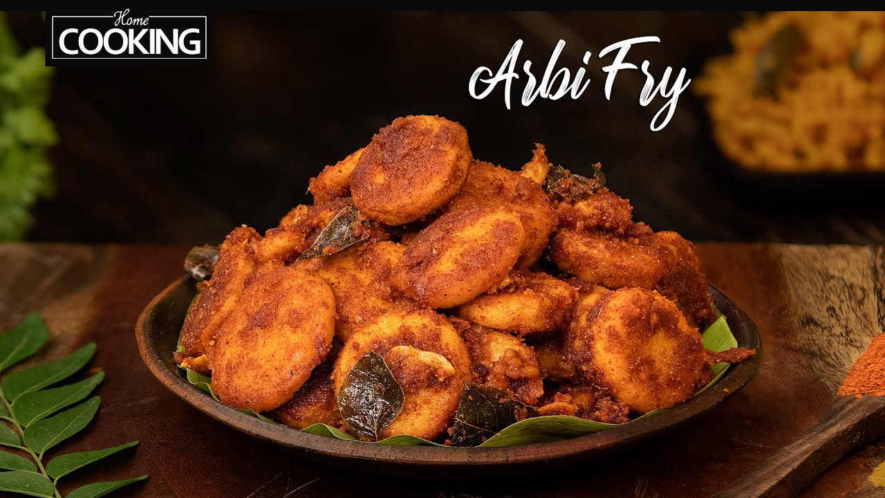 Crispy Arbi Fry in Under 30 Minutes! | Taro Root Fry | A Must-Try Side Dish for Rice and Curd Rice