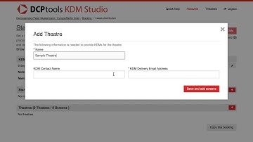 KDM Studio - How to add screens and serial numbers with look up the public server certificate