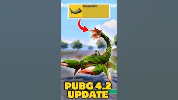 Scorpion Horn is Finally Here! 🦂 | PUBG 4.2 Update #pubg #bgmi