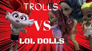 LOL SURPRISE DOLLS VS TROLLS! || Mystery Series #lolsurprisedolls #trollsworldtour #lolsurprise