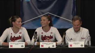 Nebraska volleyball - LIU press conference