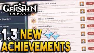 1.3 New Achievements! - Secret Achievements! -【Genshin Impact】