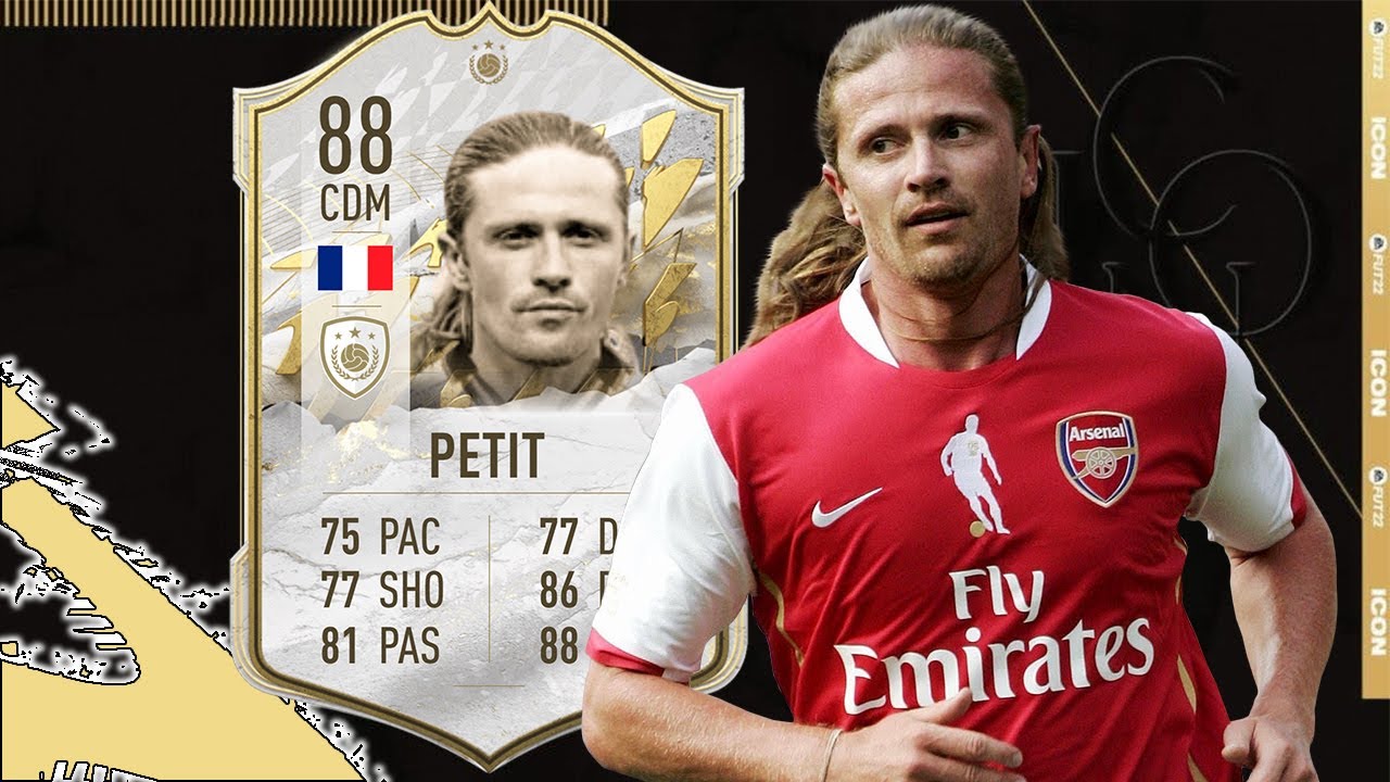 FIFA 22 ICON PETIT PLAYER REVIEW | MID ICON EMMANUEL PETIT!!!