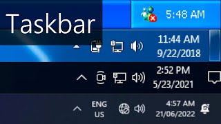 Windows Taskbar Evolution! (1993-2022)