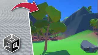 How to make low poly terrain in Unity (the easy way) | Tutorial