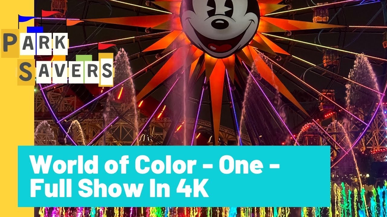 World of Color - One - Disney100 Celebration Show Full POV
