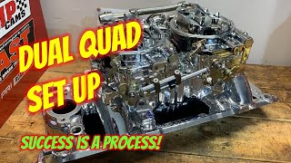 Dual Quad Carburetor Set Up