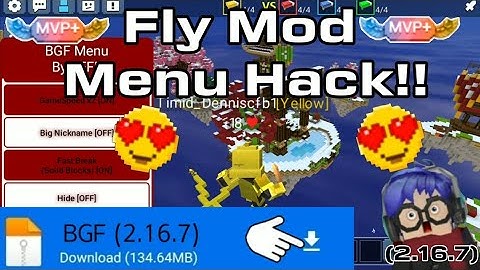 Bedwars New Fly Mod Hack!! 😱🔥(2.16.7) Blockman Go Adventure