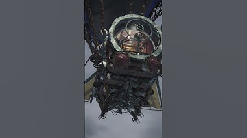 [Blender] Steampunk Pirate Zeppelin #shorts