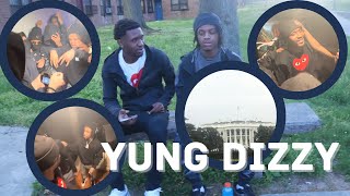 IN THE HOOD WITH DMV RAPPER YUNG DIZZY AND CRAZY STUDIO SESSION #dc