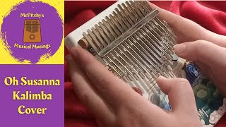 Oh Susanna |Traditional American Folk Songs | Kalimba Cover Easy Tabs