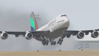 Experienced B747 Pilot Made A Big Mistake During Take Off | XP11