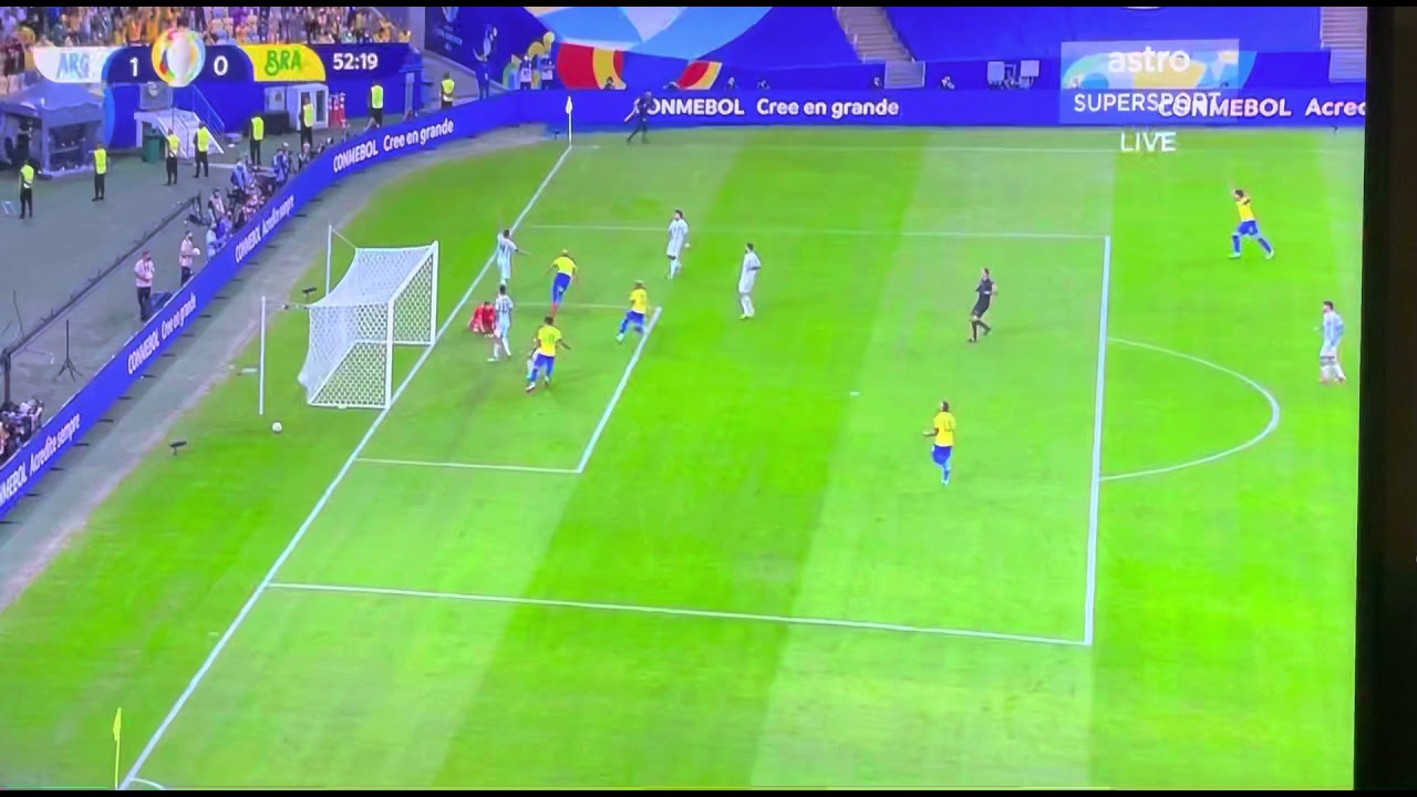 Copa Final 2021 | Brazil offside Goal , Richarlison 