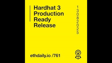 Hardhat 3 Production Ready Release