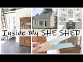 INSIDE MY SHE SHED: Finishing Touches! TINY HOUSE