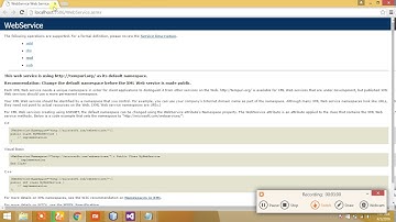 ASP C# tutorial: web service part 3: creating a web service in java and accessing that in dot net