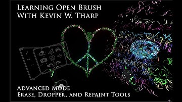 Open Brush Advanced Mode: Eraser, Dropper, and Repaint Tools