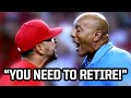 Manager tells umpire he needs to retire a breakdown
