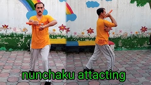 Mix martial arts exercises [nunchaku attacting] video for beginners parts 14
