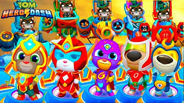 TALKING TOM HERO DASH || DISCOVERY ALL THE HEROES || FULL SCREEN IOS ANDROID GAMEPLAY