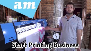 Start a Printing Business with Large Format Printer for ECOSolvent, UV and Sublimation Printing