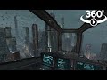 360° Plane Flying Tour in Futuristic City - Aircar | VR Gameplay | Free Game