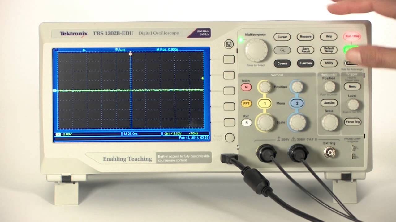 Tektronix  TBS1000B Система запуска