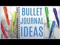 5 Ways to Fill Your Bullet Journal! Easy Planner ideas